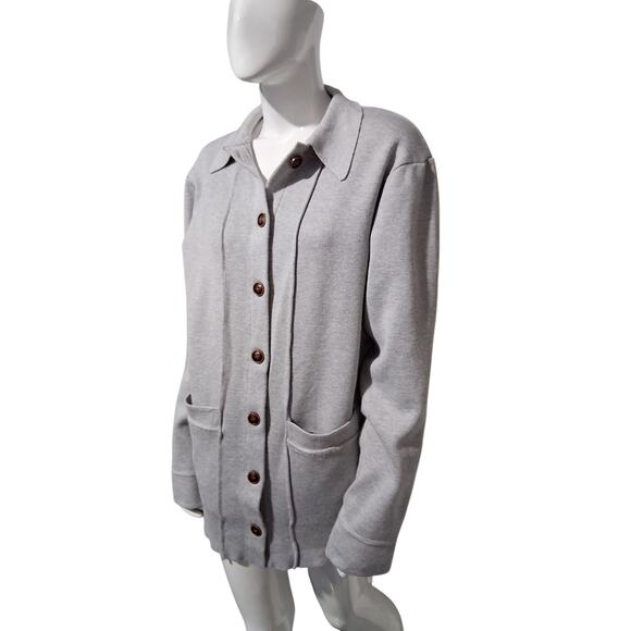 Grace Karin Chunky Women's size Large Casual Button Up Cozycore Career Cardigan - Picture 1 of 10